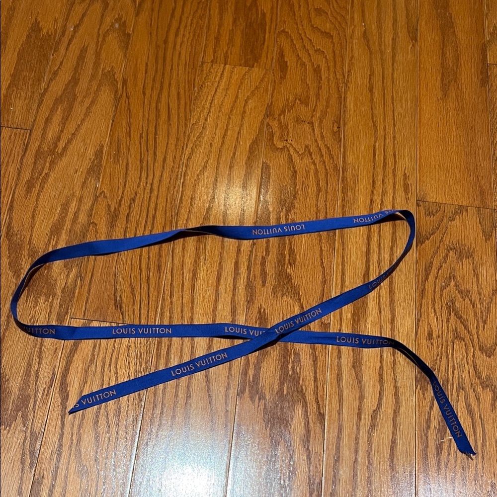 Louis Vuitton Navy Ribbon for Home Storage